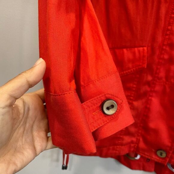 BCBGrneration Orange Hooded Coat - Picture 5 of 11